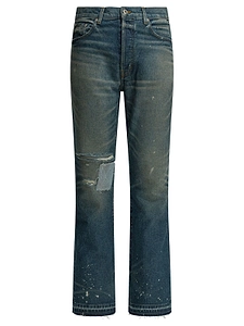 Gallery Dept. Distressed Straight-Leg Jeans