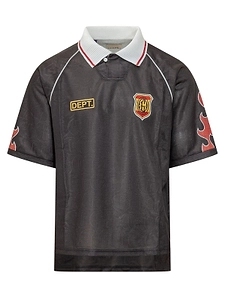 Gallery Dept. Flame Sleeved Patch Polo Shirt