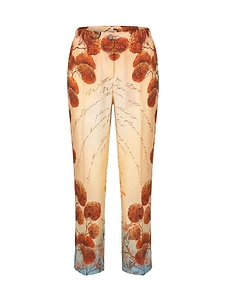 Pattern-Printed Trousers