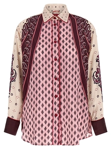 Patchwork Piping Top