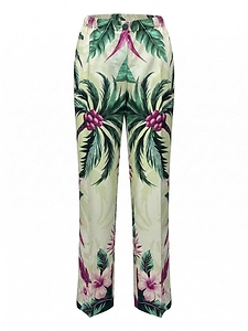 Pattern-Printed Trousers