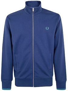 Fred Perry Logo Embroidered Zip-Up Sweatshirt