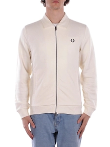 Fred Perry Logo Embroidered Zipped Sweatshirt