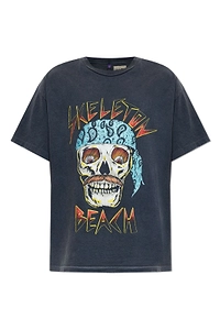 Gallery Dept. Skeleton-Graphic Crewneck T-Shirt
