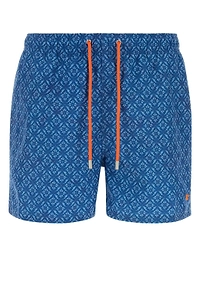 Geometric Printed Swim Shorts