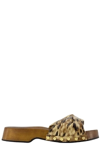 Ganni Printed Tia Fairy Clogs