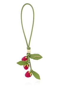 Ganni Raspberry Bag Charm
