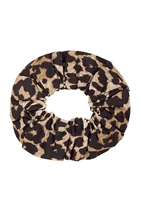 Ganni Animal Print Scrunchie