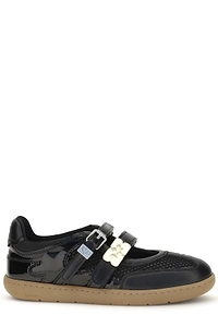 Ganni Sue Double-Strap Ballet Flats