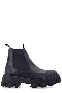 Ganni Cleated Chelsea Ankle Boots