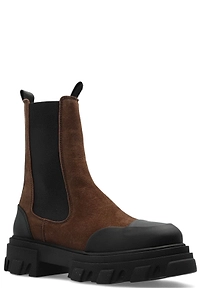 Ganni Chunky-Sole Ankle Boots