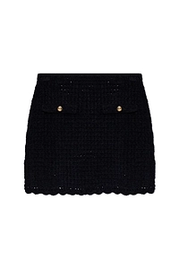 Ganni Crochet Mini Skirt