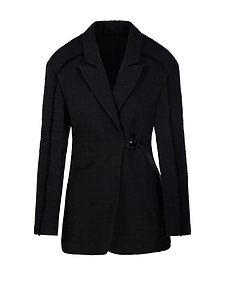Ganni Tweed Suiting Blazer