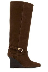 Ganni Wedge Strap Knee-High Boots