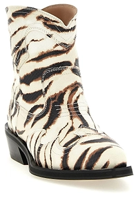 Ganni Western Ankle Boots