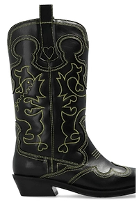 Ganni Western Stitching Boots