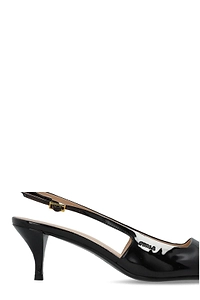 Furla Metal Cap Slingback Heeled Pumps