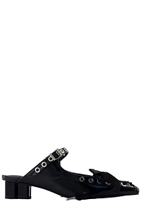 Ganni Eyelet Detailed Lace-Up Shoes