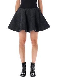 Ganni Flared Mini Skirt