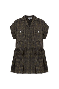 Ganni Floral Print Mini Dress