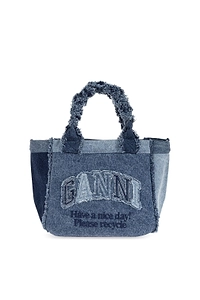 Frayed Logo Tote Bag