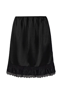 Ganni Frill Satin Skirt