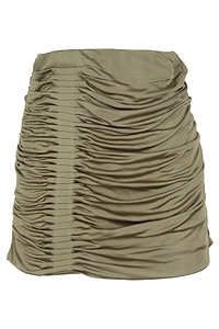 Gauge81 Ruched Mini Skirt