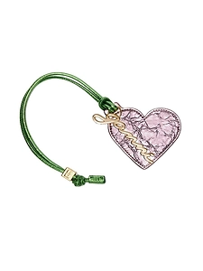 Ganni Heart Mirror Bag Keychain