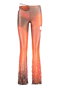 Gcds Cut-Out Embellishment Flared Pants