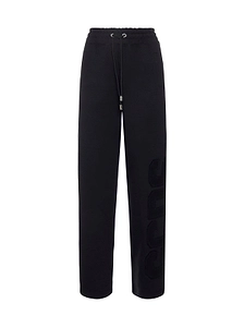 Gcds Embroidered Logo Wide Leg Trousers