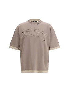 Gcds Laser-Perforated Logo T-Shirt