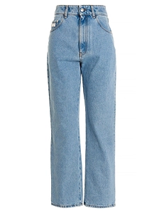 Gcds Logo Plaque High-Rise Jeans