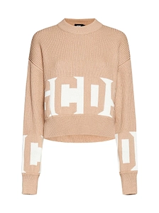 Gcds Logo Intarsia-Knit Jumper