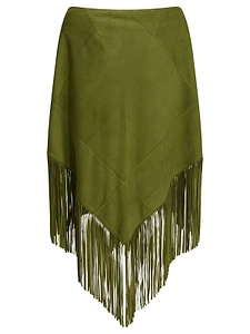 Furling By Giani Mayorca Fringed Skirt