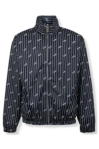 Gcds Logo Pinstripe Track Jacket
