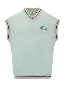 Logo Sleeveless V-Neck T-Shirt
