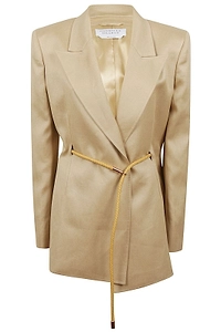 Gabriela Hearst Braided-Belt Blazer