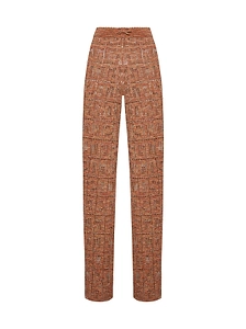 Gcds Monogram High-Waist Drawstring Pants