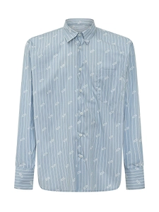 Monogram Pinstriped Shirt