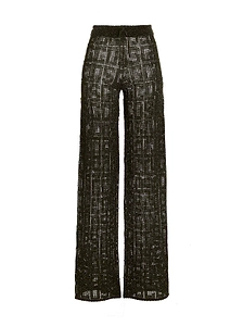 Gcds Monogram High-Waist Drawstring Pants