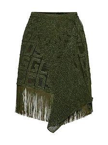 Gcds Monogram Knit Skirt