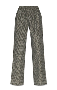 Gcds Monogram Straight Leg Trousers