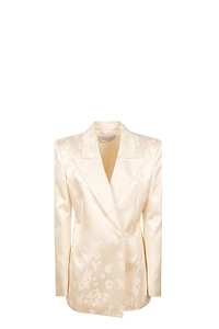 Floral Jacquard Blazer