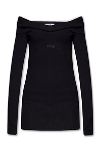 Gcds Off-Shoulder Mini Dress