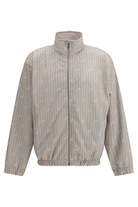Gcds Pinstriped Logo Track Jacket