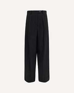 Pleated Wide-Leg Pants