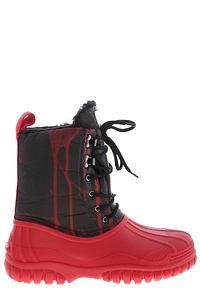 Gcds Quilted Lace-Up Boots