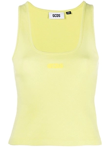 Gcds Ribbed-Knit Sleeveless Top