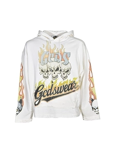 Gcds Skull Print Hooded Sweater