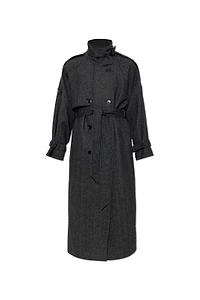 Gestuz Gzavic Belted Herringbone Coat